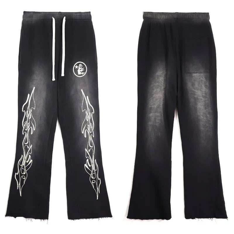 Hellstar Hoodie & Pants Vintage Washed Old Hooded Sweater Hoodie