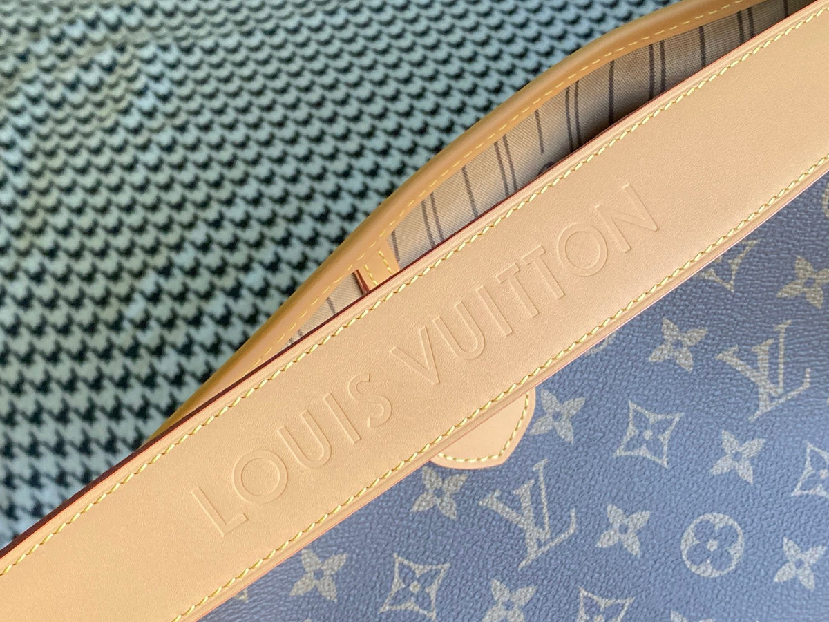 LOUIS VUITTON LV 25S GRACEFUL 46 IN BROWN MONOGRAM CANVAS LEATHER TRIM GOLD HARDWARE