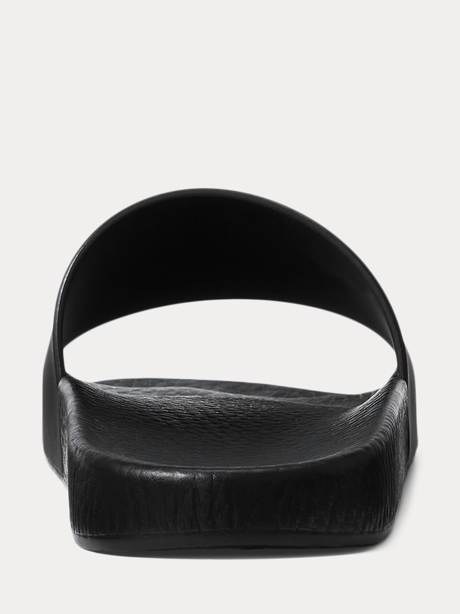 RALPH LAUREN Signature Pony Slides Black/Red