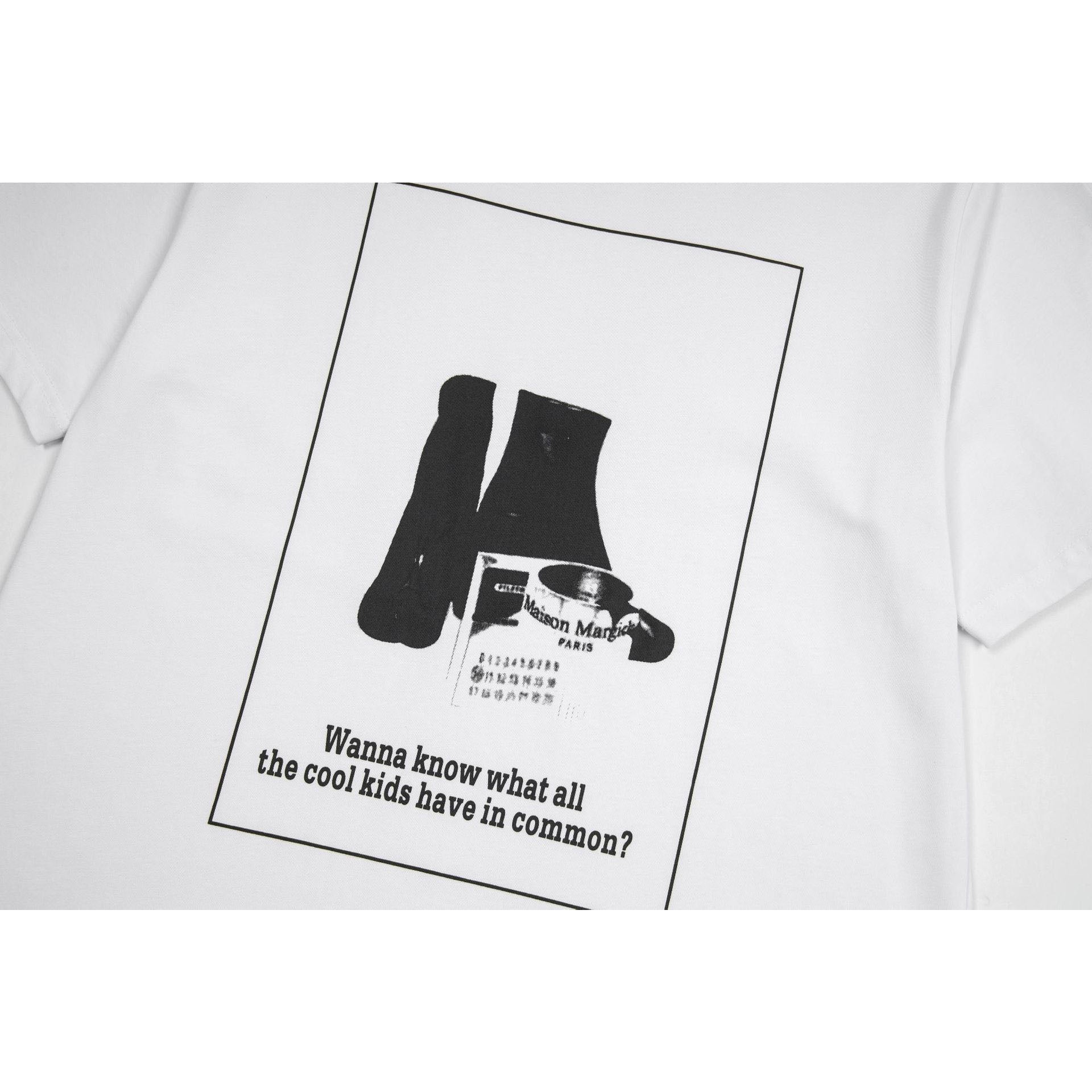 Maison Margiela T-shirt Crew Neck Loose Short Sleeve T-shirt