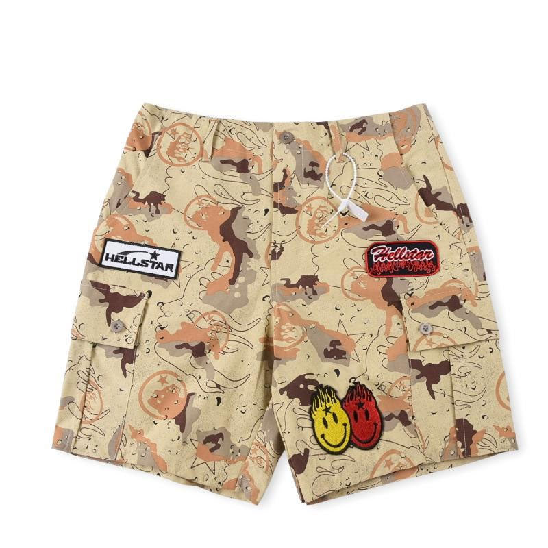 Hellstar Shorts Embroidered Sports Cargo Shorts