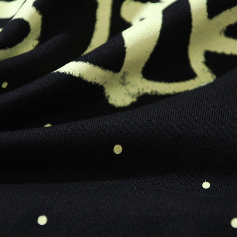 Hellstar Hoodie gradual change color retro hooded sweater