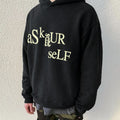 Askyurself Hoodie Retro High Street Casual Loose-Fitting Hoodie