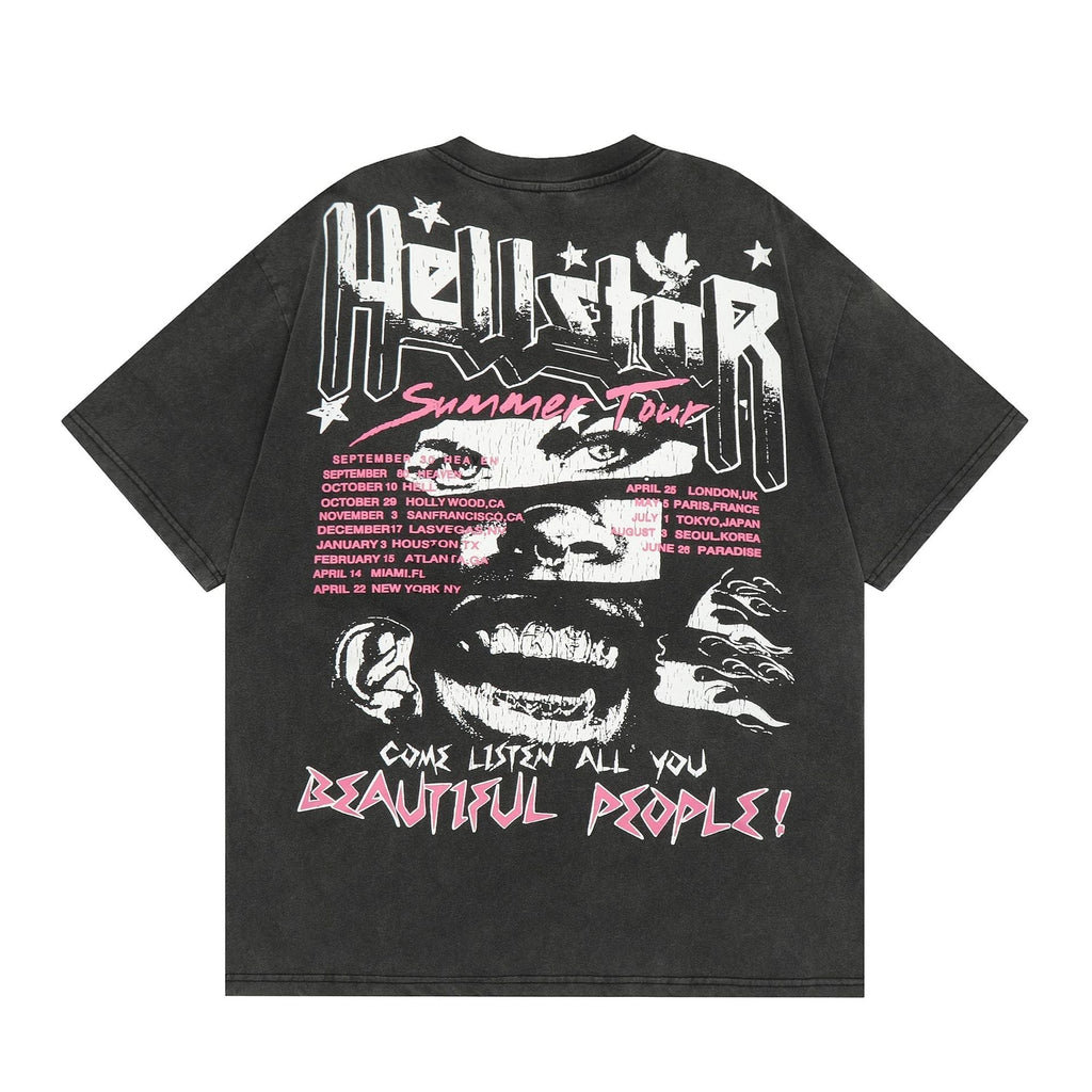 Hellstar T-shirt Creative Cartoon Portrait Printing