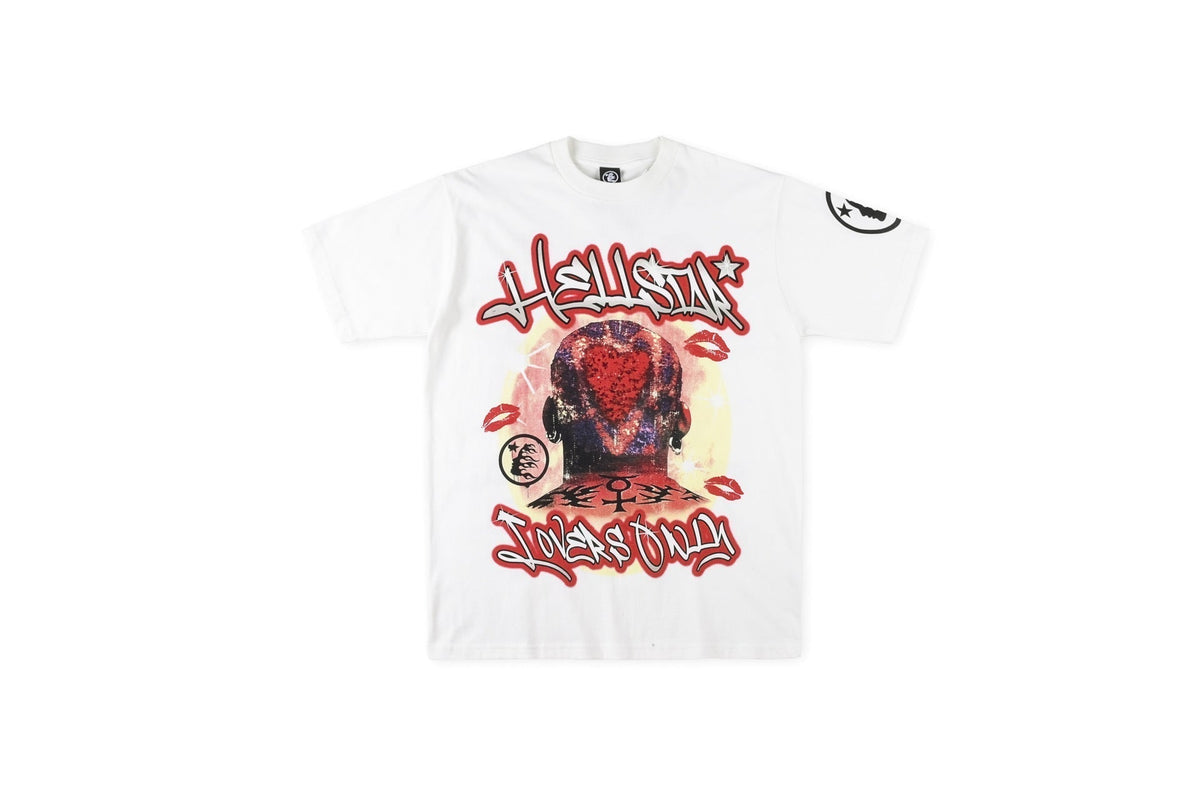 Hellstar T-shirt Portrait Flame Pure Cotton