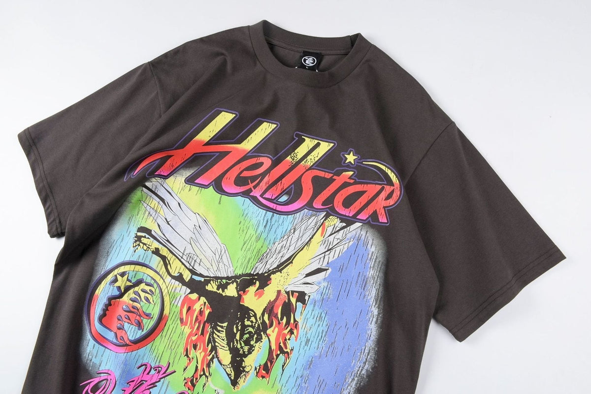Hellstar T-shirt Pure Cotton Angel Print