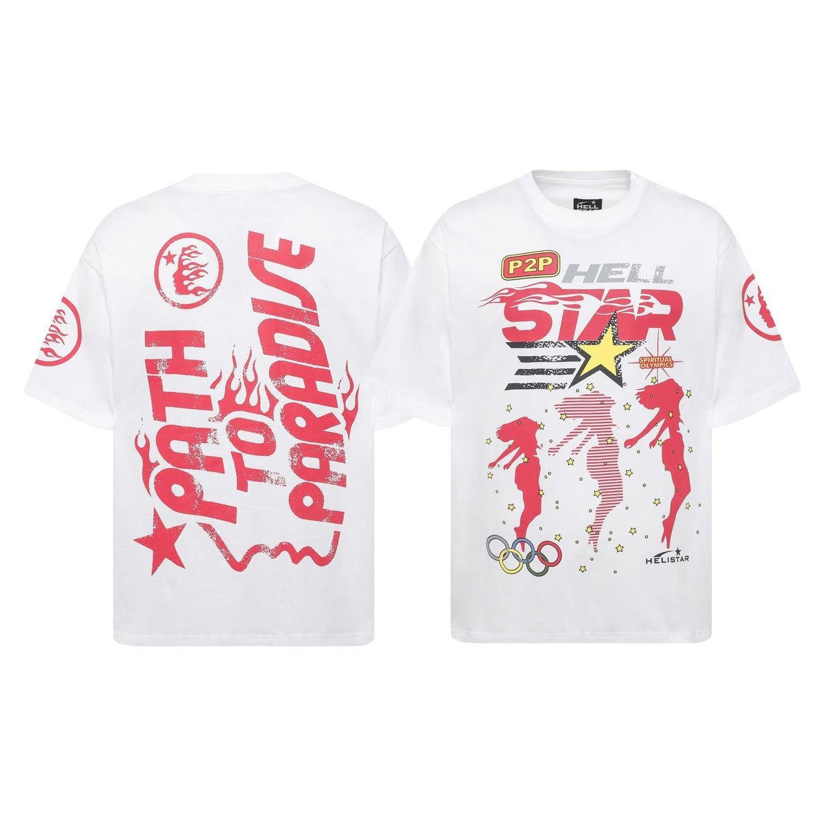 Hellstar T-shirt summer top short-sleeved T-shirt