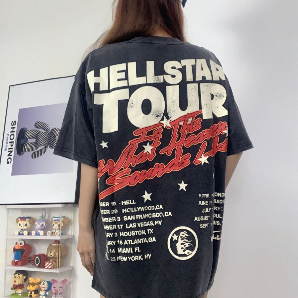 Hellstar T-shirt Casual Loose Creative Printing