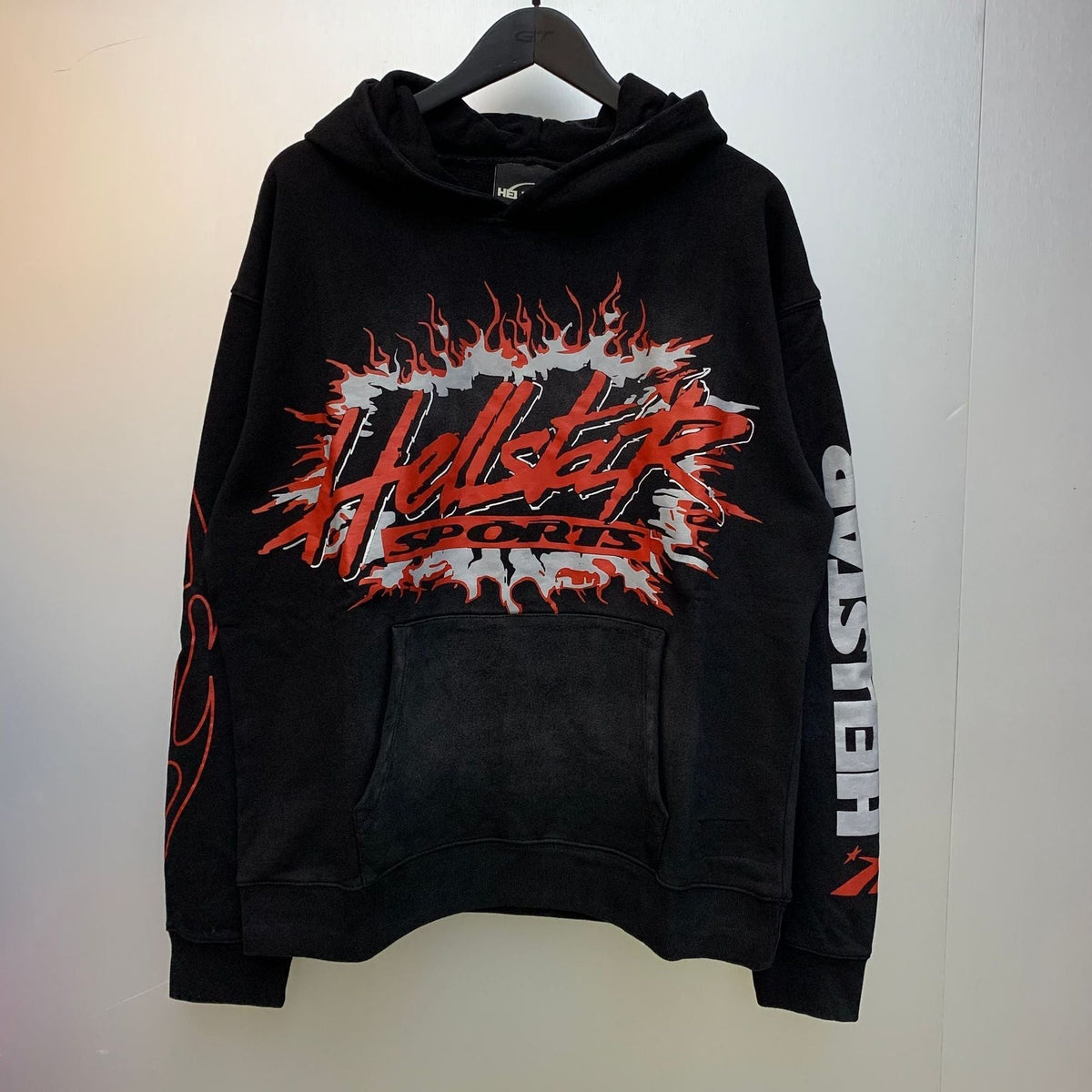 Hellstar Hoodie & Pants Wash Water Make Old Sweater