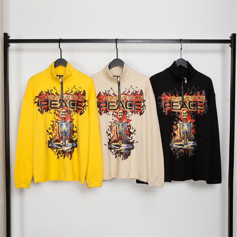 Hellstar Hoodie & Pants2 Loose Hoodie Sweater Casual Pants