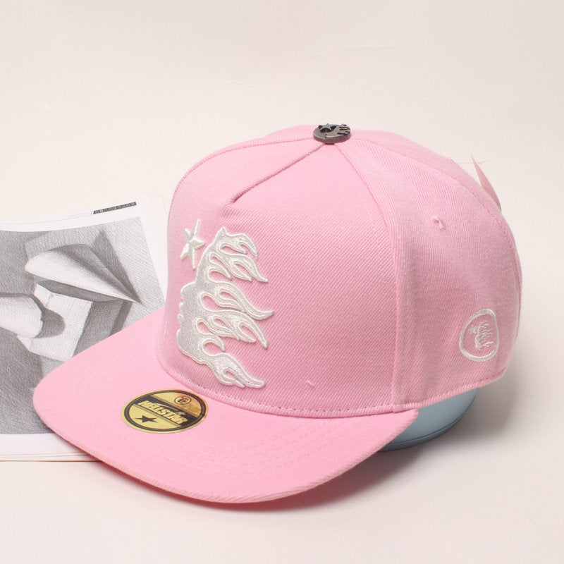 HellStar Hat Flat brim Embroidery Casual Versatile Trend