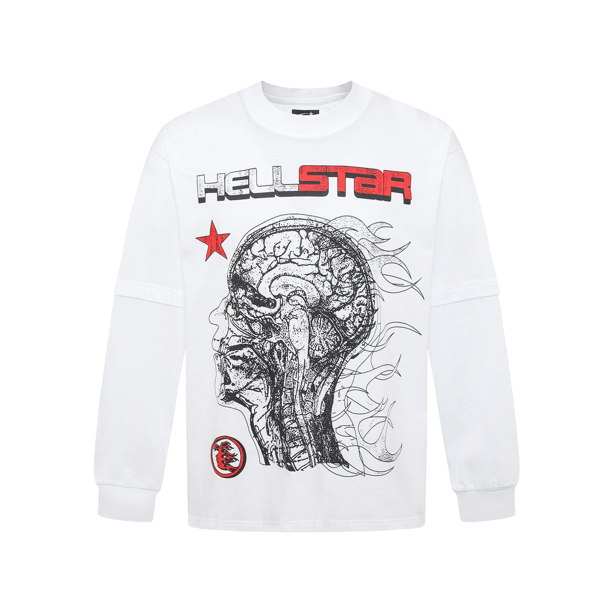 Hellstar Long Sleeve Shirt Autumn Men's Pullover