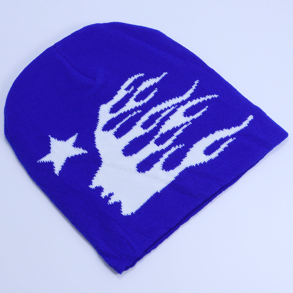 HellStar Hat Knitted Hat Cold Hat Cool Boy