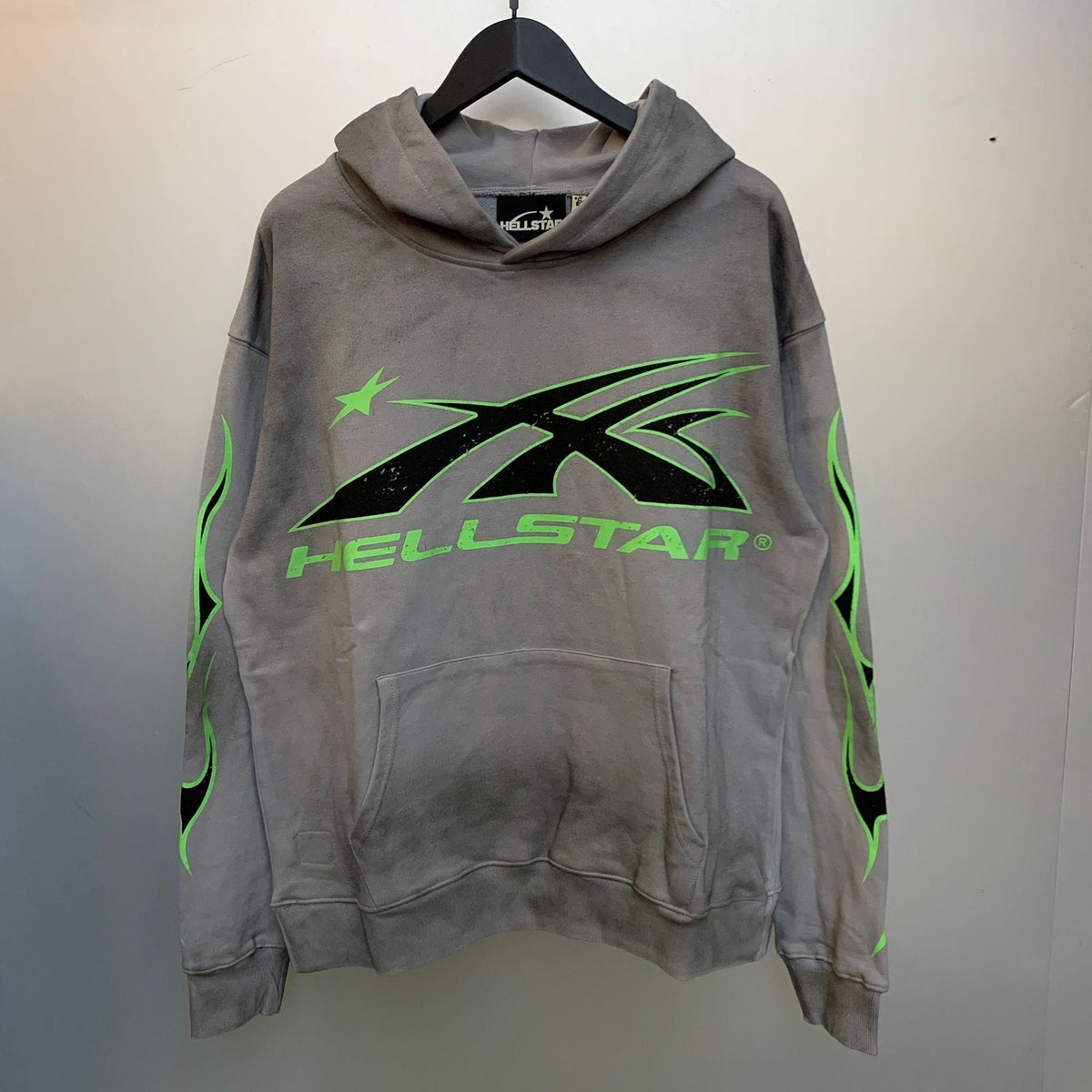Hellstar Hoodie & Pants Wash Water Make Old Sweater