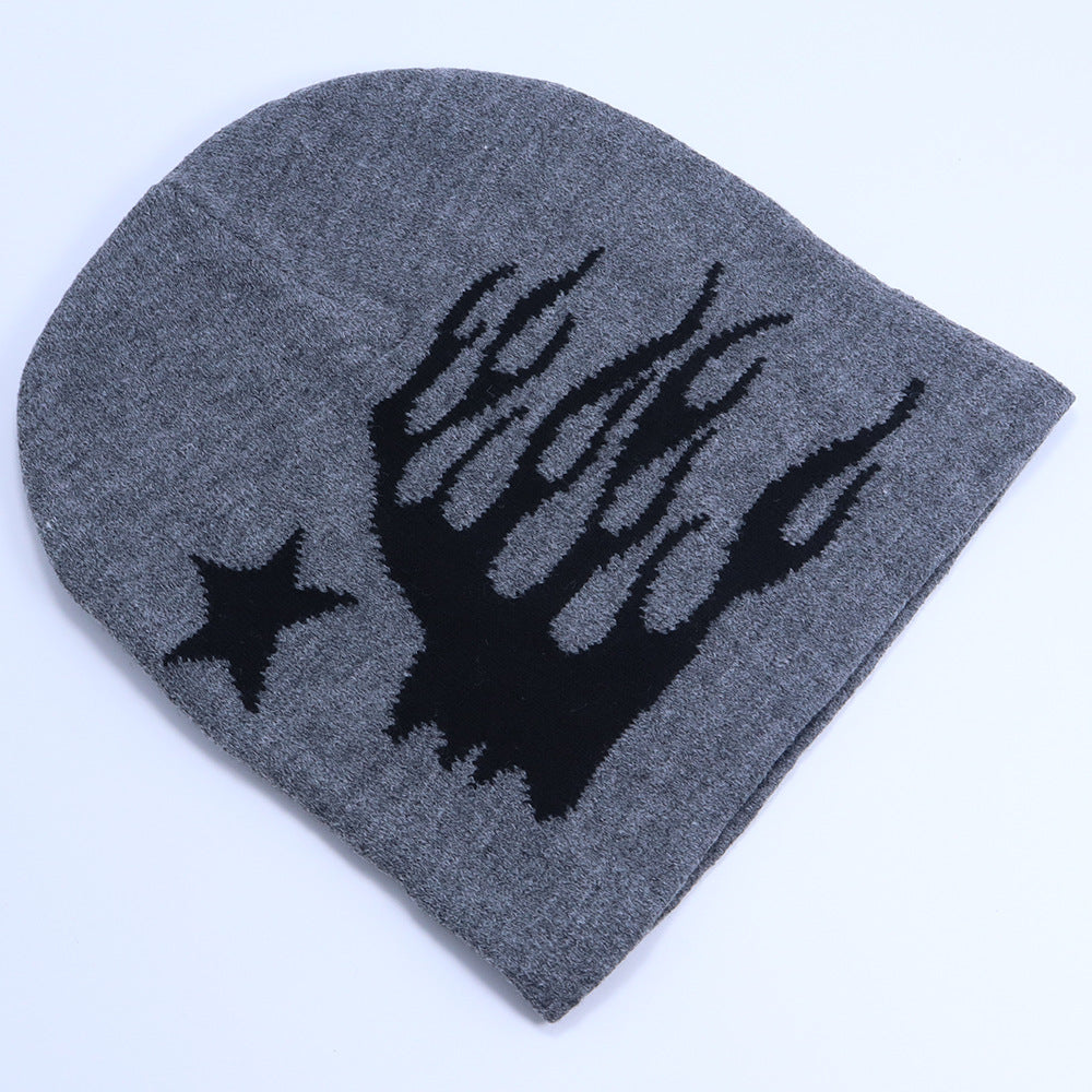 HellStar Hat Knitted Hat Cold Hat Cool Boy