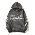 Hellstar Hoodie Vintage Distressed Loose Casual Fleece-lined