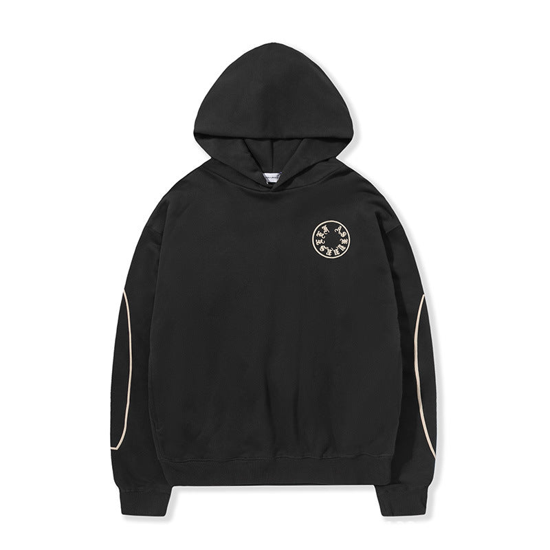 Askyurself Hoodie Retro American Casual High Street Loose