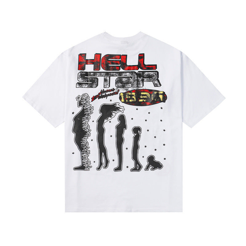 Hellstar T-shirt Men's and Women's Street Fashion Summer