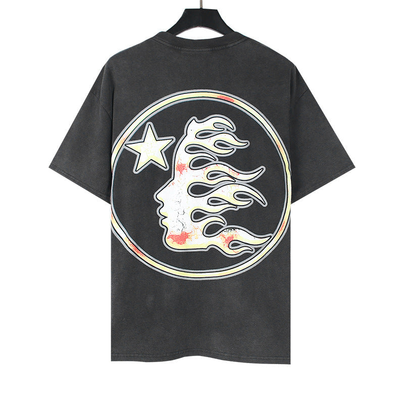 Hellstar T-shirt Summer, Loose Short Sleeve T-shirt