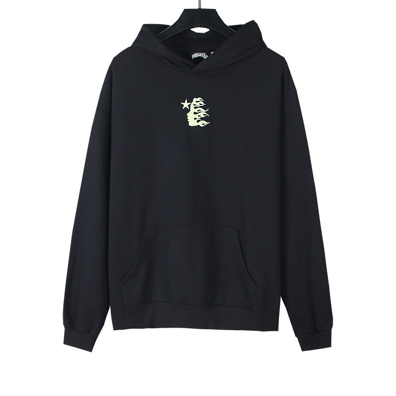 Hellstar Hoodie gradual change color retro hooded sweater