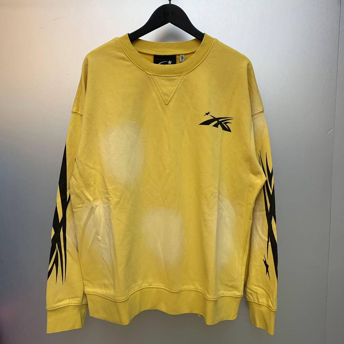 Hellstar Hoodie & Pants Wash Water Make Old Sweater