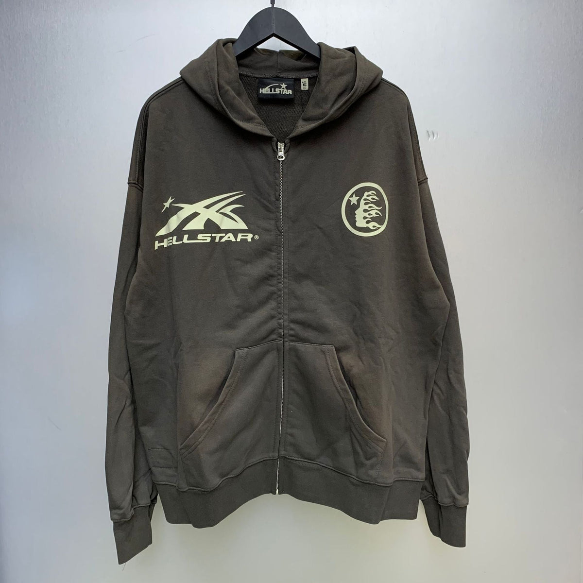 Hellstar Hoodie & Pants Wash Water Make Old Sweater