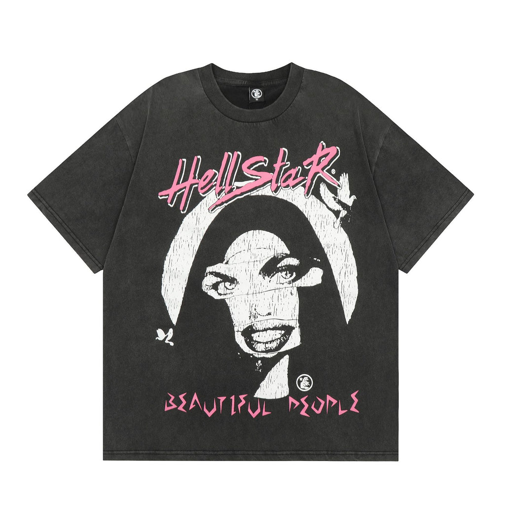 Hellstar T-shirt Creative Cartoon Portrait Printing