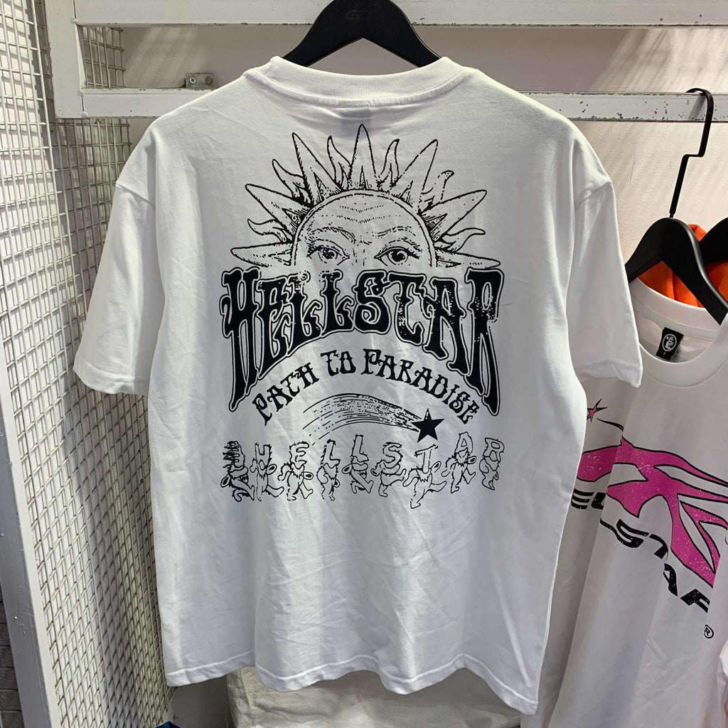Hellstar T-shirt Color Spiral Print Casual Loose