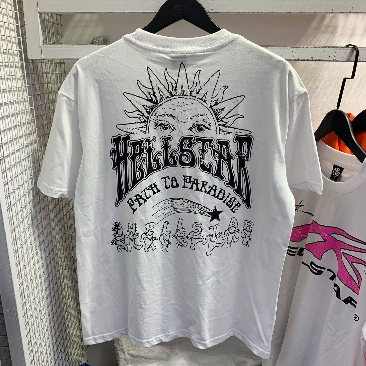 Hellstar T-shirt Color Spiral Print Casual Loose