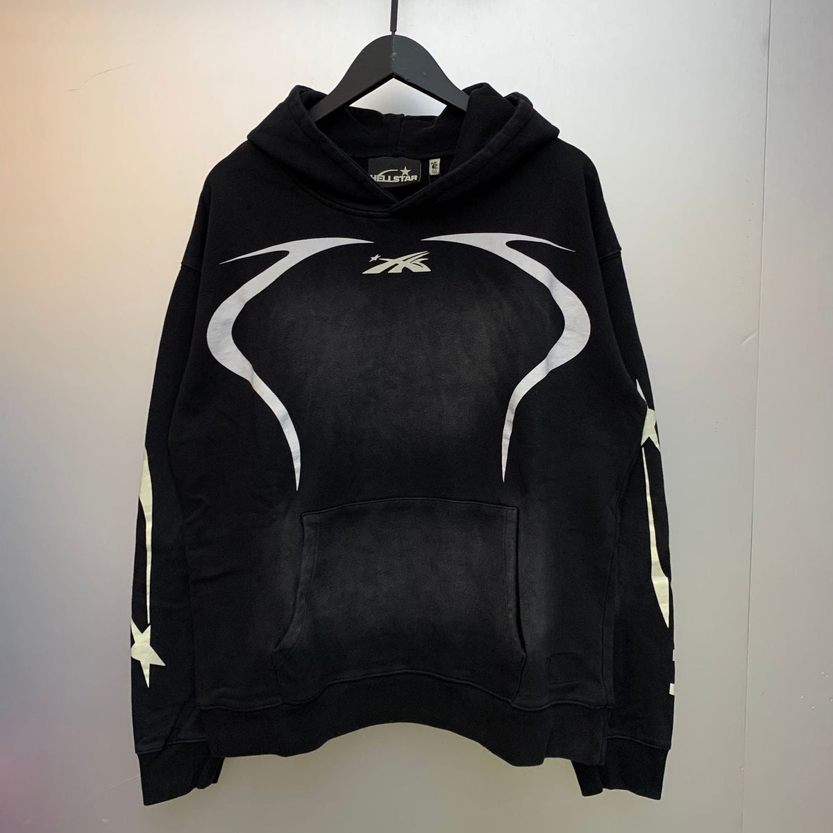 Hellstar Hoodie & Pants Wash Water Make Old Sweater