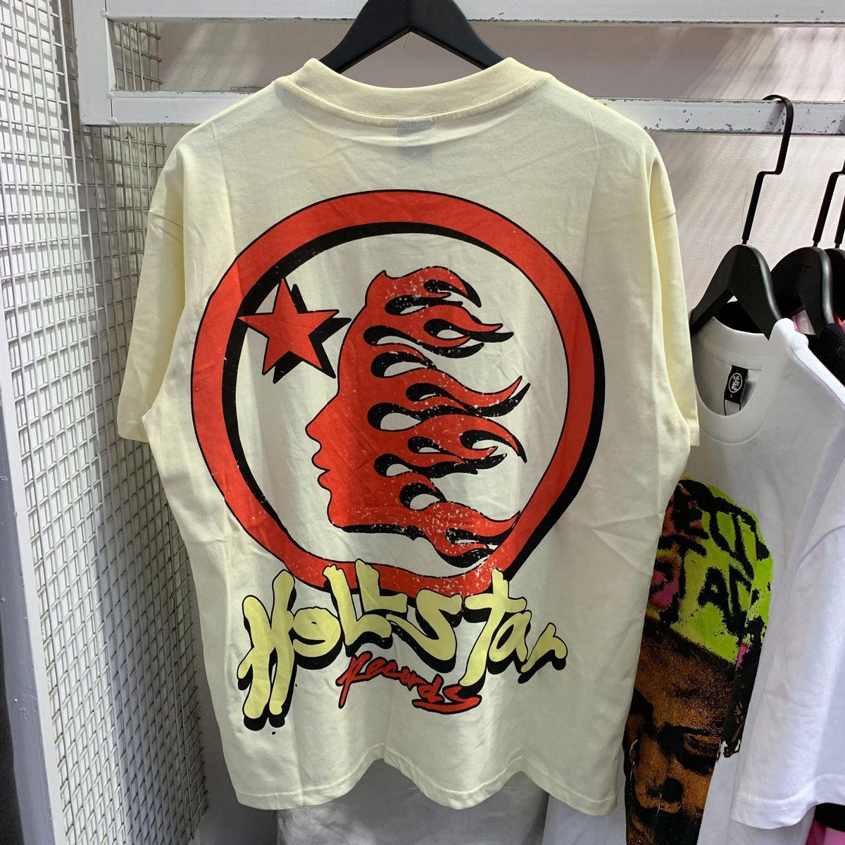Hellstar T-shirt Earth Print Casual Loose