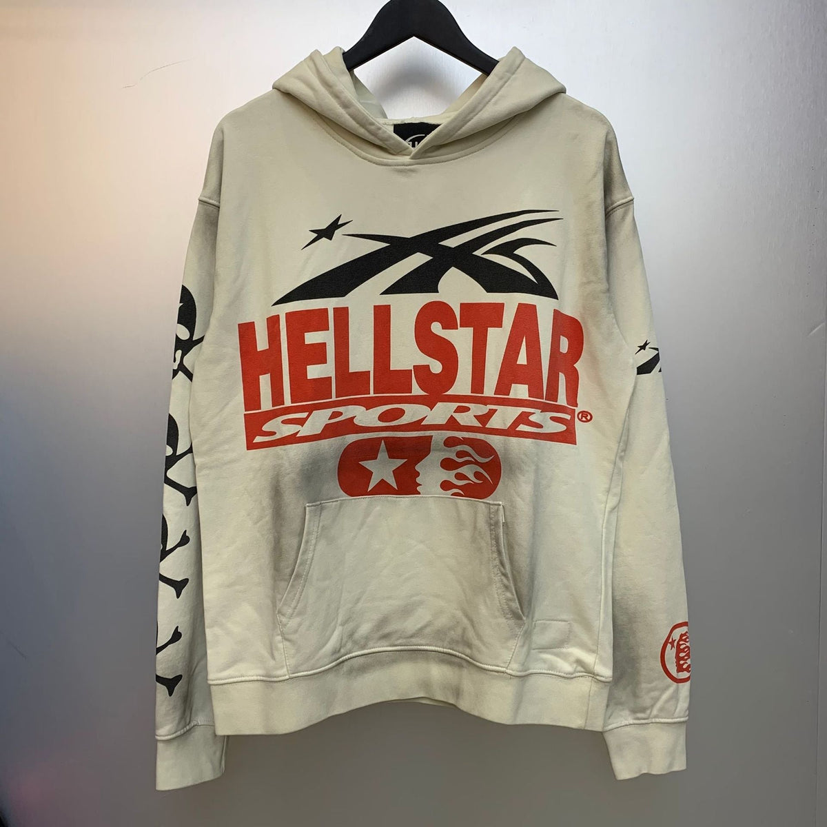 Hellstar Hoodie & Pants Wash Water Make Old Sweater