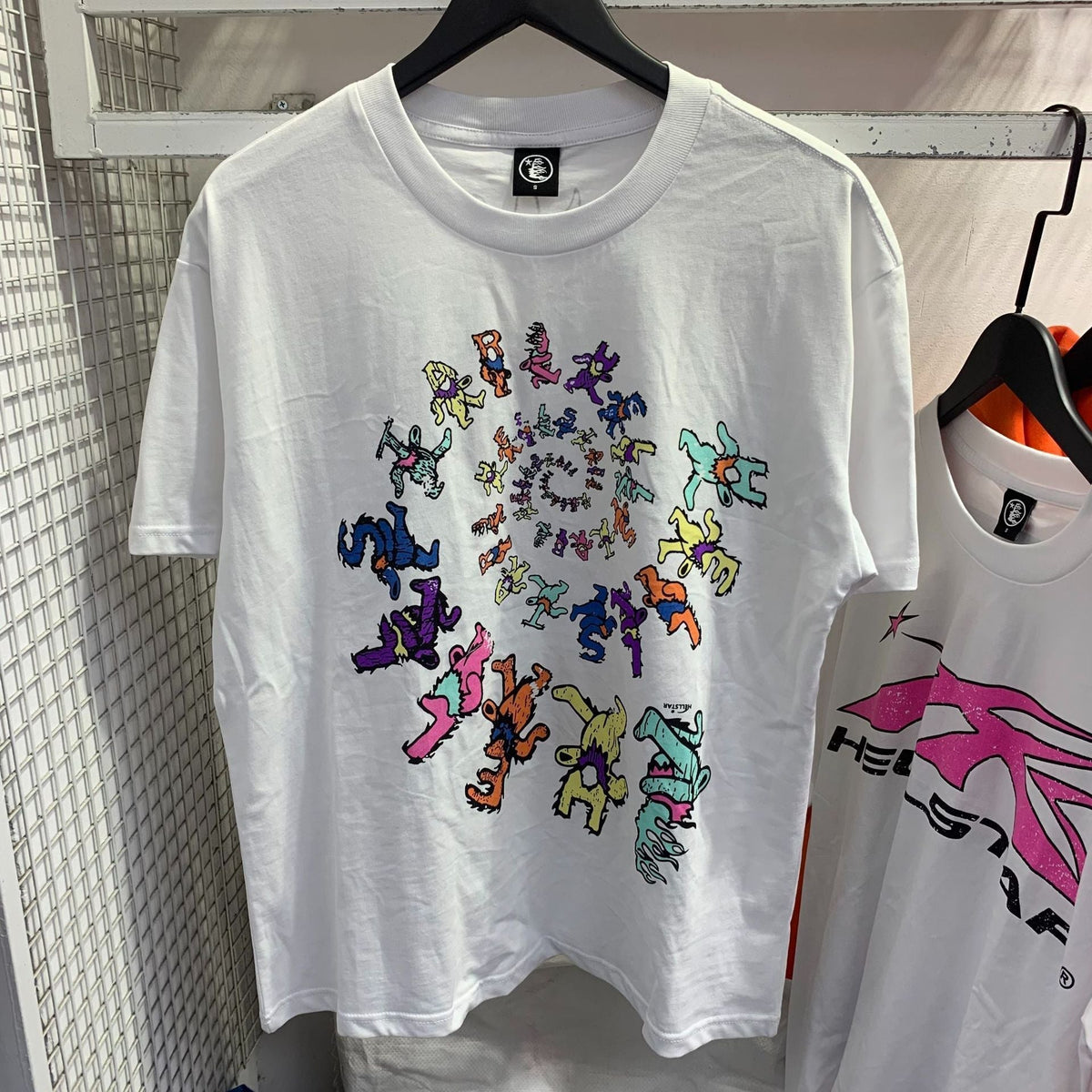 Hellstar T-shirt Color Spiral Print Casual Loose