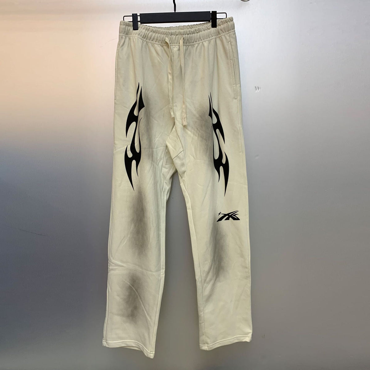 Hellstar Hoodie & Pants Wash Water Make Old Sweater
