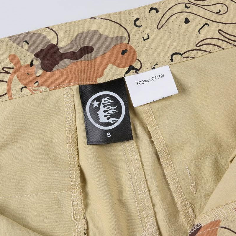 Hellstar Shorts Embroidered Sports Cargo Shorts