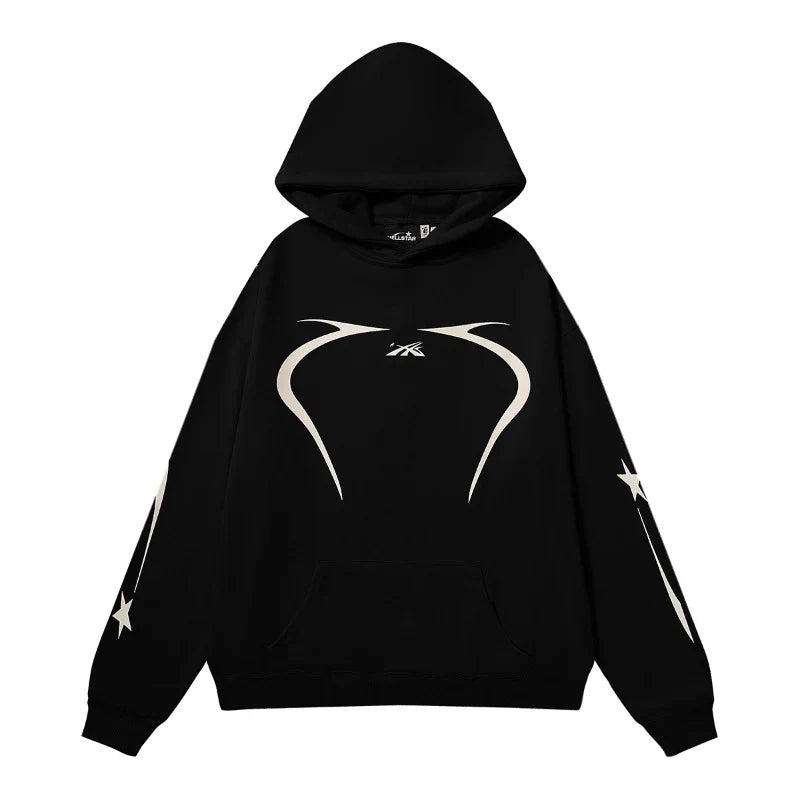 Hellstar Hoodie & Pants Vintage Washed Old Hooded Sweater Hoodie