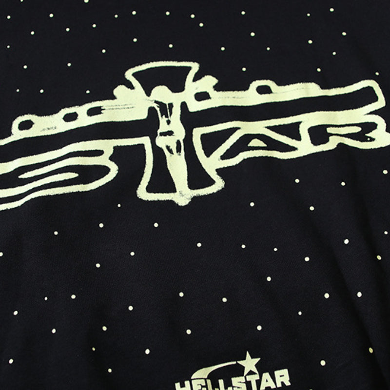 Hellstar Hoodie gradual change color retro hooded sweater
