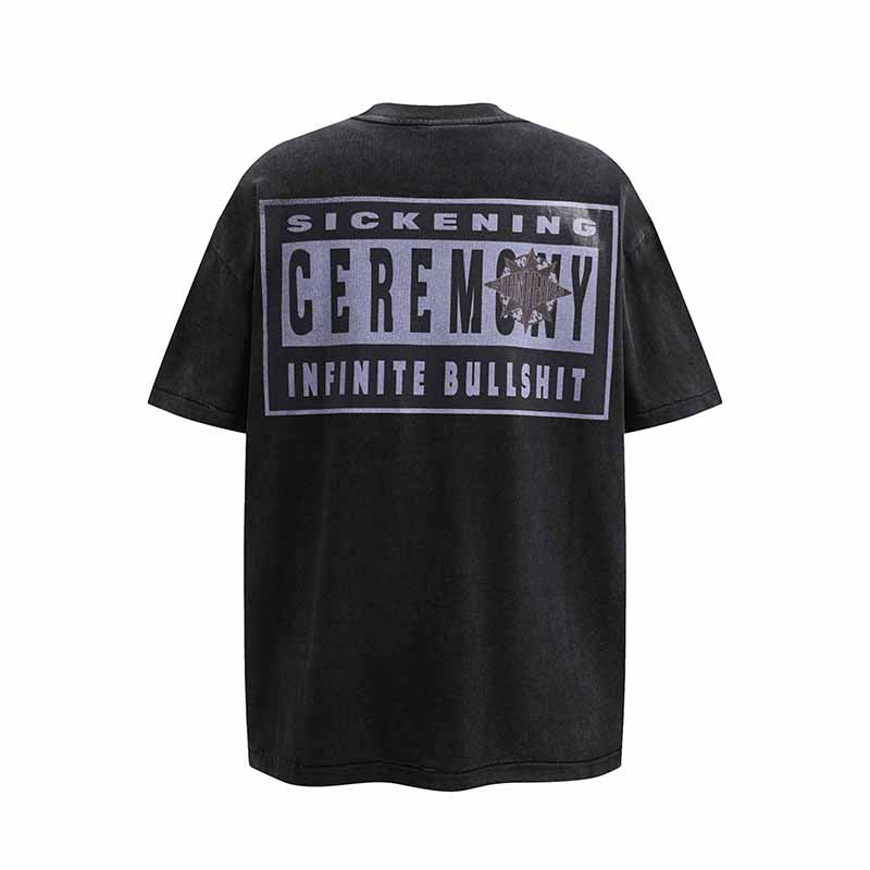 SAINT MICHAEL Vintage T-shirt DENIM TEARS Loose Short Sleeve